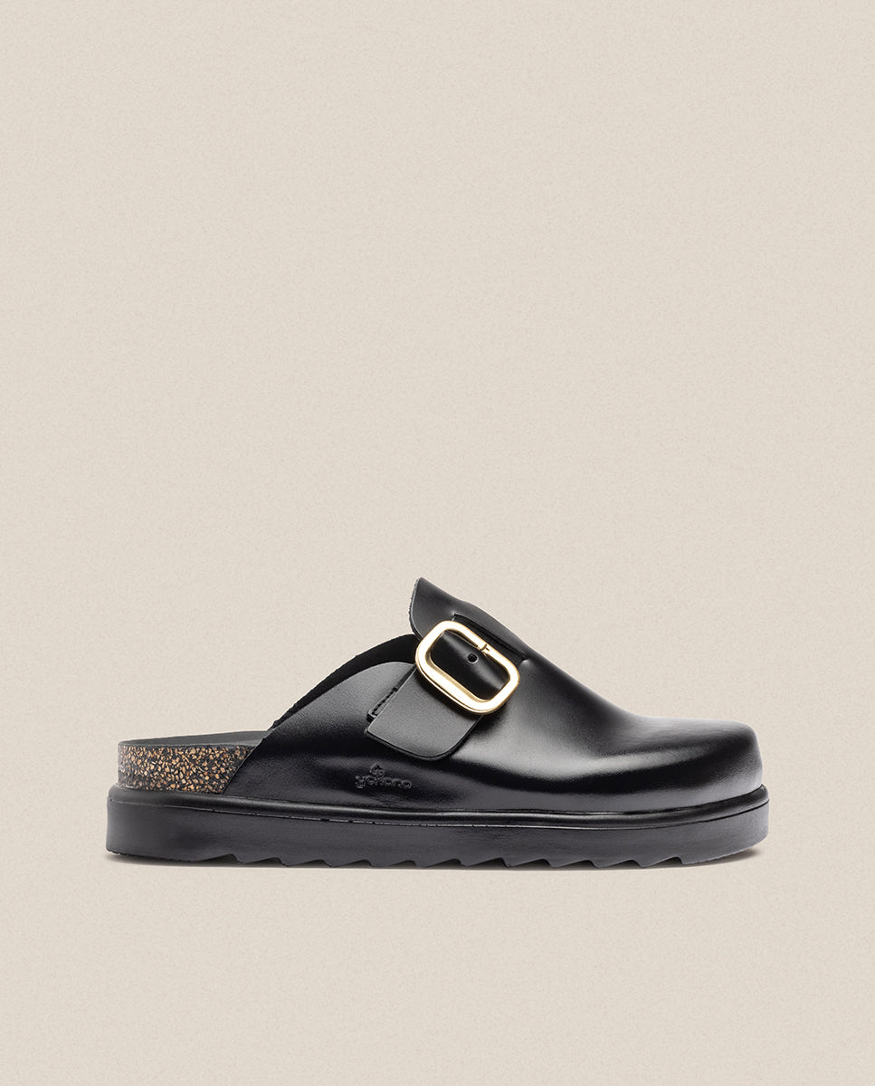 Scarpa con zeppa TUNEZ-599 nero