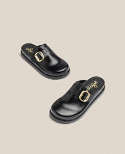 Scarpa con zeppa TUNEZ-599 nero