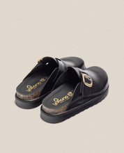Scarpa con zeppa TUNEZ-599 nero