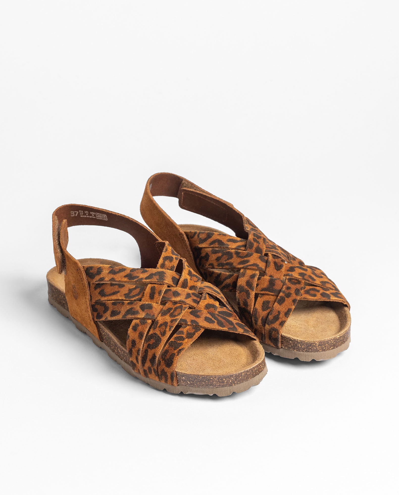 Flat sandal VILLA-251 leopard