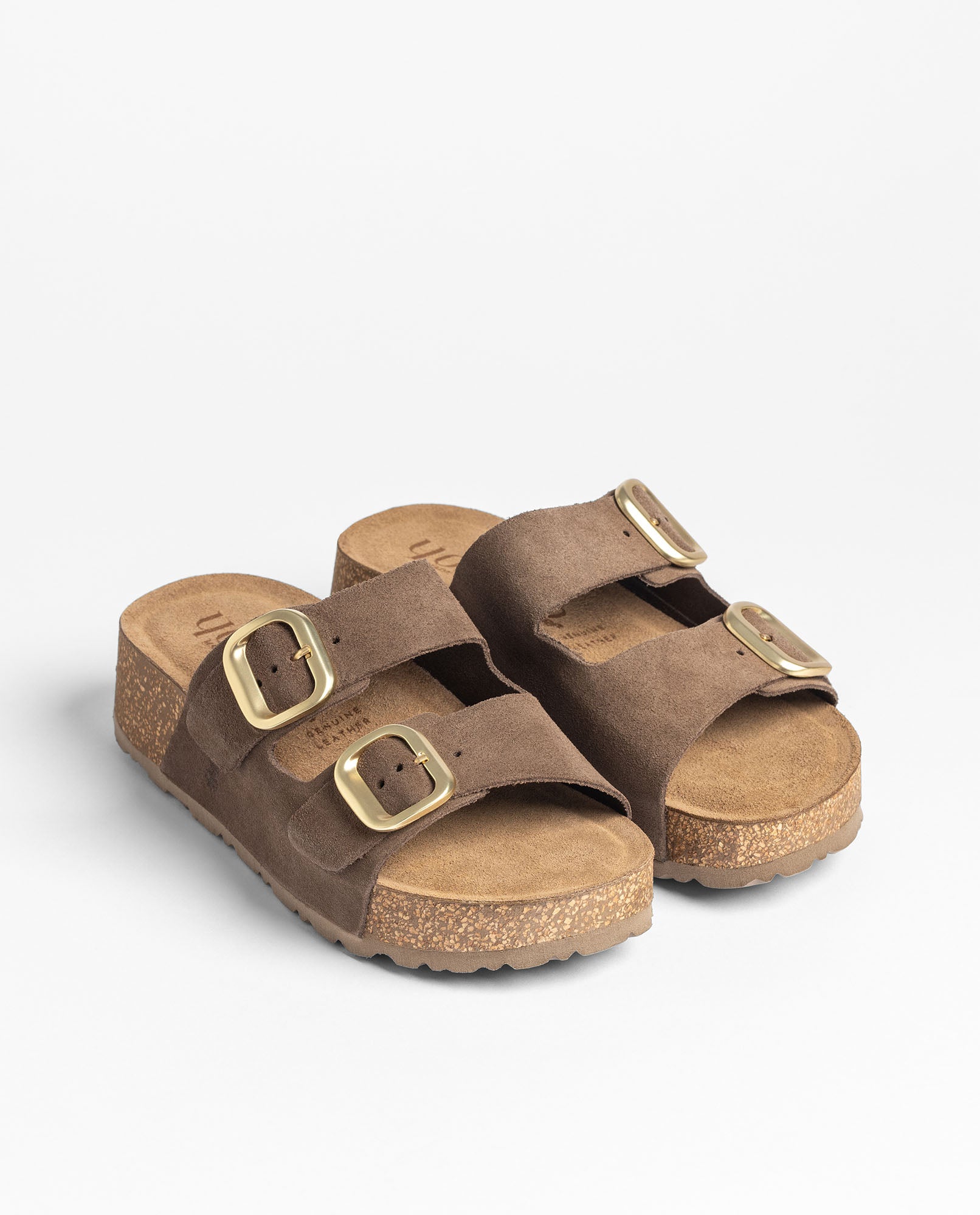 Platform sandal WIWI-003 dark brown
