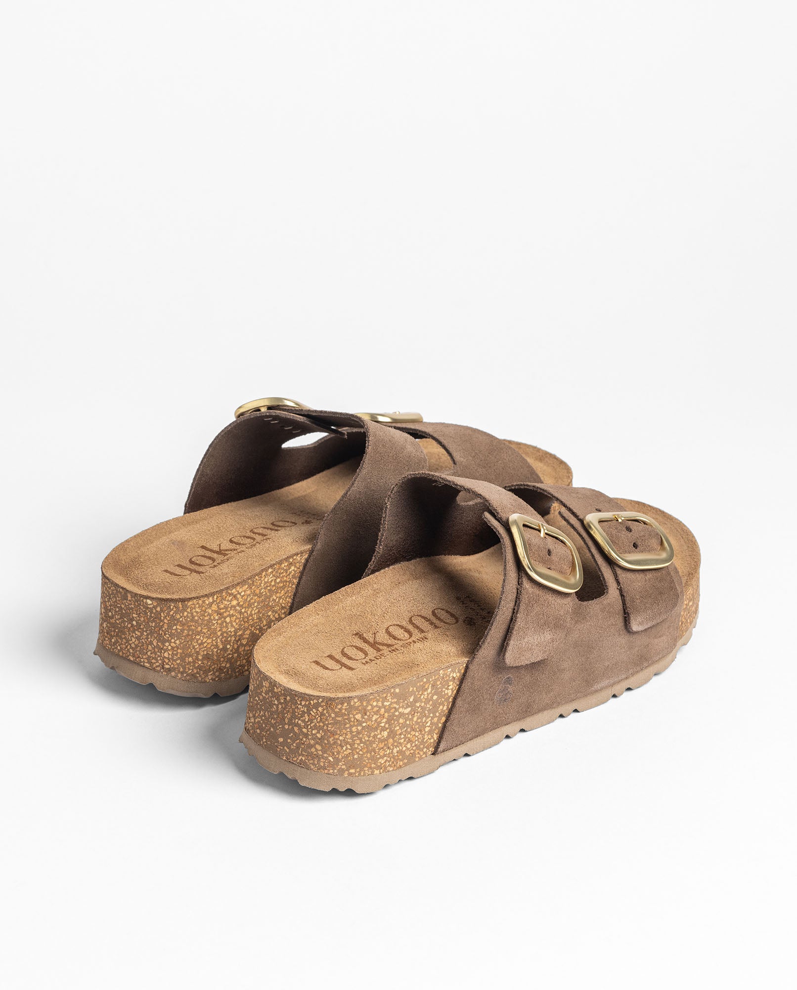 Platform sandal WIWI-003 dark brown