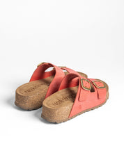 Plateausandale WIWI-003 korallenrot