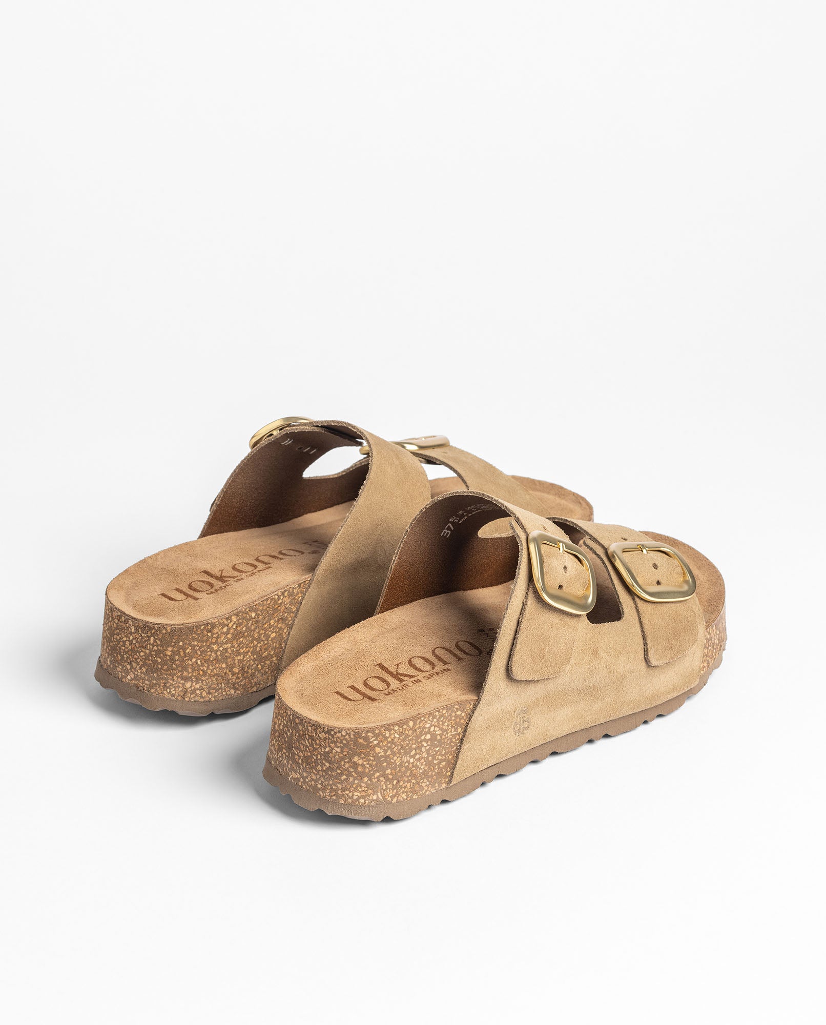 Platform sandal WIWI-003 light brown