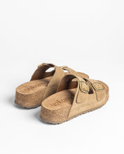 Platform sandal WIWI-003 light brown