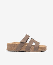 Platform sandal WIWI-125 brown
