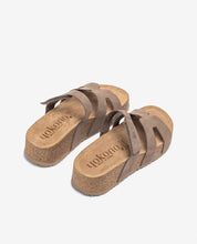 Platform sandal WIWI-125 brown