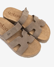Platform sandal WIWI-125 brown