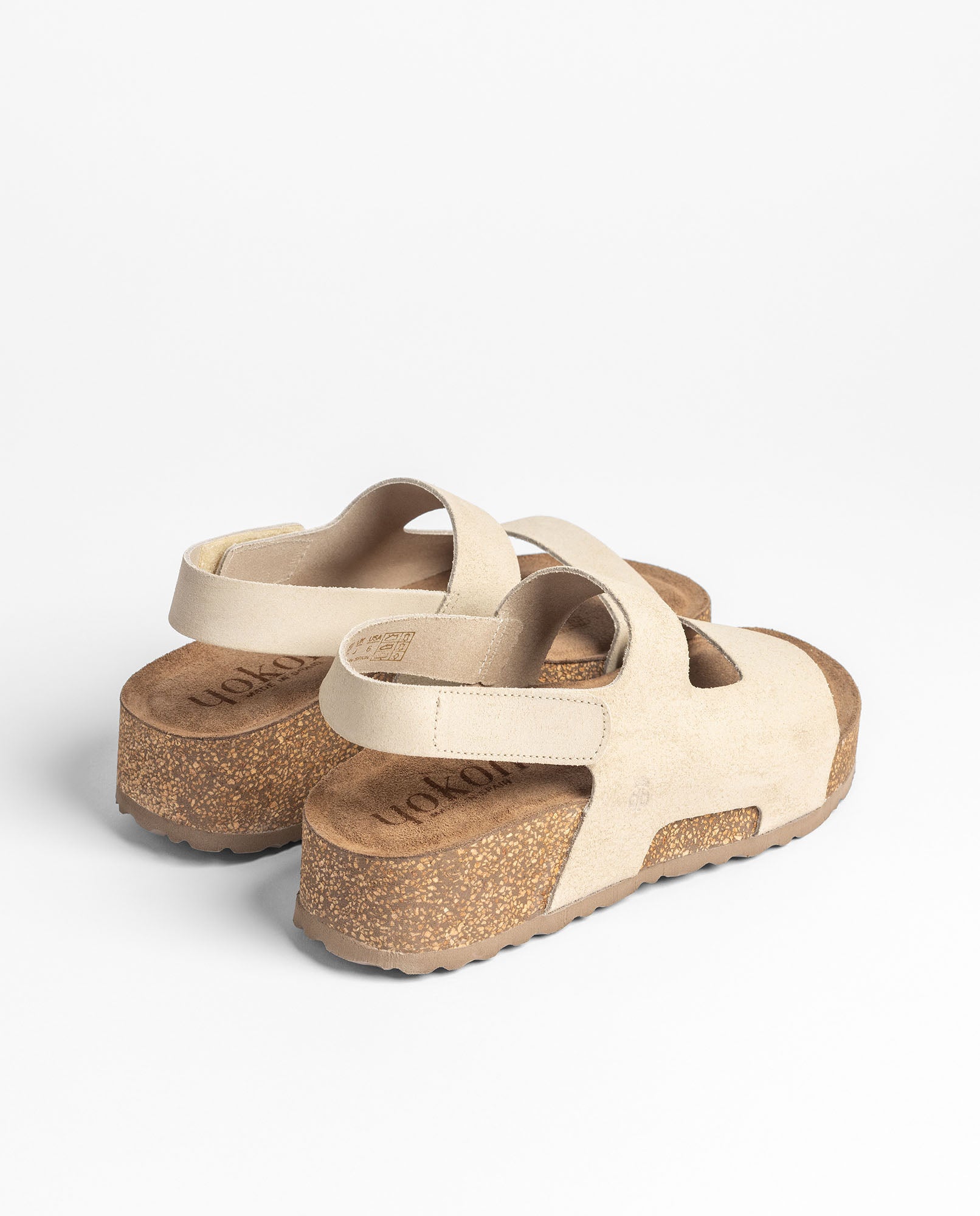 Sandalo con plateau WIWI-261 beige