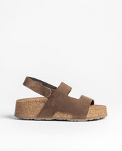 Platform sandal WIWI-261 dark brown