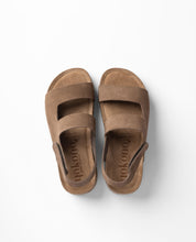 Platform sandal WIWI-261 dark brown