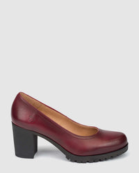 scarpa con tacco praga 010 bordeaux