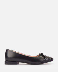 Zapato plano Canada 001 negro