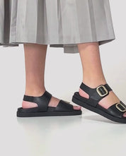 Flat sandal Morena 002 black